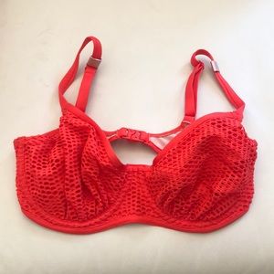 Coral swim suit top